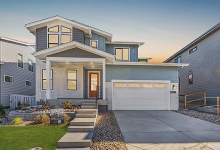 New construction Single-Family house 11110 Encantado Trl, Lone Tree, CO 80134 plan 4063 Halle Elevation B - Low Slope Contemporary - image