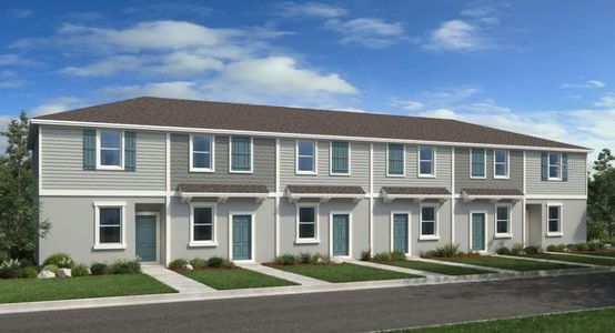 New construction Townhouse house 3029 Skyline Lp, Kissimmee, FL 34758 Ivy- photo 0