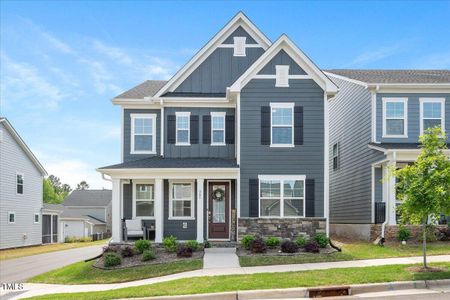 New construction Single-Family house 361 Natsam Woods Way, Wake Forest, NC 27587 Victoria II- photo 0