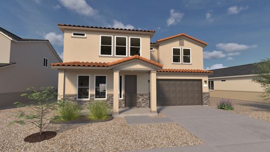 New construction Single-Family house 1173 N Manana Ln, Coolidge, AZ 85128 plan Lunar - image