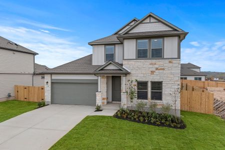 New construction Single-Family house 239 Red Tail Hawk Ln, Cedar Creek, TX 78612 plan Martin - image