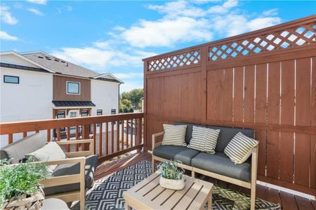 New construction Townhouse house 201 Downing Dr, Unit 76, Alpharetta, GA 30022 plan The Benton I - image