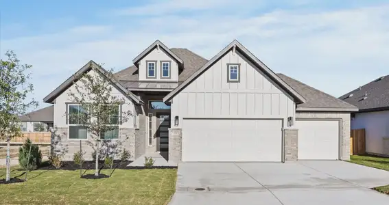 New construction Single-Family house 3612 Muller Oak Pass, Seguin, TX 78155 plan Summerton - image