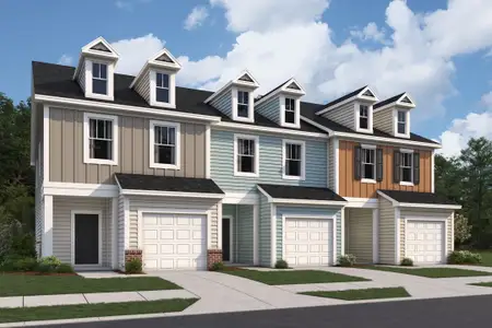 New construction Townhouse house 4825 Salamander Ct, Raleigh, NC 27610 plan Mordecai - image
