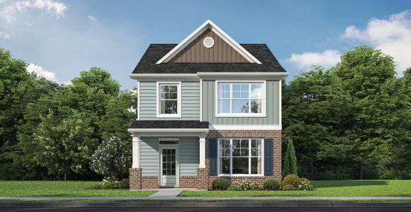 New construction Townhouse house 933 Alma Railway Dr, Wake Forest, NC 27596 Mallard- photo 0