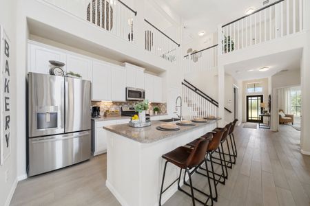 Kitchen with center island