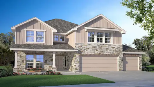 New construction Single-Family house 1807 Paso Fino Trl, Harker Heights, TX 76548 plan Kiawa - image