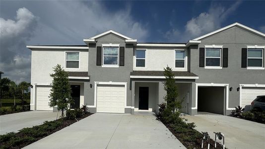 New construction Townhouse house 17644 Crescent Moon Loop, Bradenton, FL 34211 - photo 0