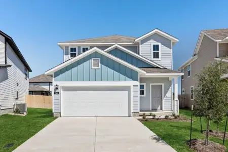 New construction Single-Family house 144 Adze Dr, Liberty Hill, TX 78642 plan Cascade 1668 - image