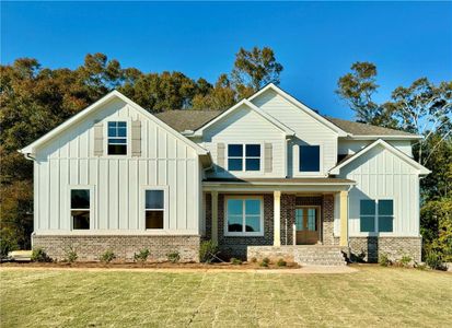 New construction Single-Family house 43 Blue Rider, Hoschton, GA 30548 Brookdale- photo 0