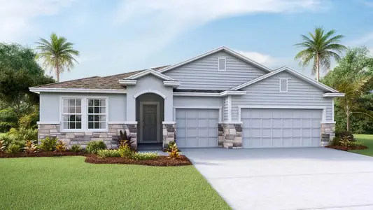 New construction Single-Family house 11343 Curio Dr, Brooksville, FL 34613 plan Camden - image