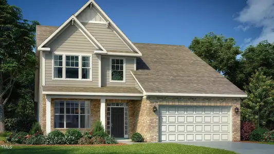 New construction Single-Family house 645 Hipwood Dr, Zebulon, NC 27597 Middleton- photo 0