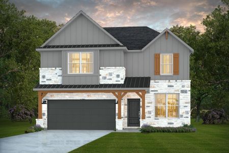 New construction Single-Family house 326 Ruby Ford Dr, Cove, TX 77523 plan Hamilton - image