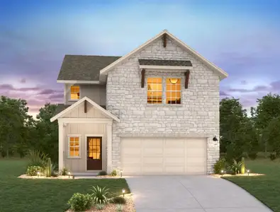 New construction Single-Family house 17518 Carmel Rancho Ave, Pflugerville, TX 78660 plan Conroe - image