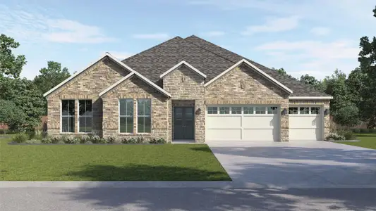 New construction Single-Family house 4917 Turquesa Dr, Spicewood, TX 78669 plan The Bremond - image