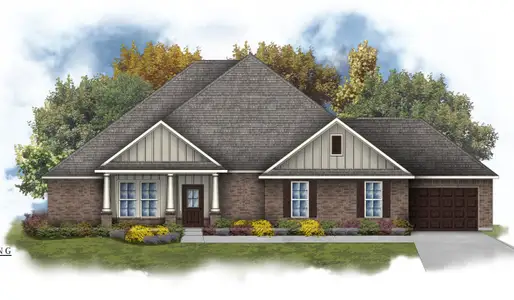 New construction Single-Family house Pleasant View, TN 37146 plan Tusk III G - image