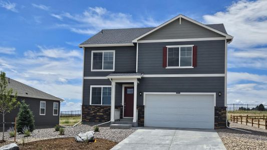 New construction Single-Family house 43077 Capilano Club Ct, Elizabeth, CO 80107 BRIDGEPORT- photo 0