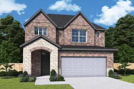 New construction Single-Family house 27310 Scarlet Paint Brush Dr, Waller, TX 77447 plan The Bisson - image