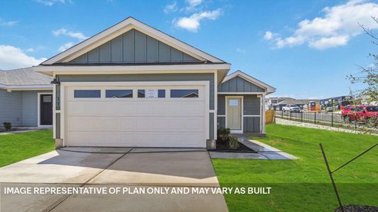 New construction Single-Family house 245 Orange Flame Blvd, Kyle, TX 78640 plan The Estero - image