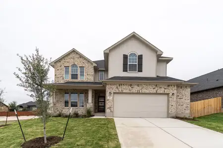 New construction Single-Family house 871 Cherrystone Lp, Buda, TX 78610 plan Snowmass - image