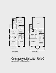 New construction Townhouse house 733 E Commonwealth Ave, Chandler, AZ 85225 plan Unit C - image 4