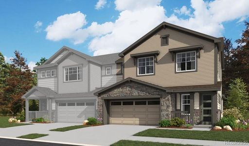 New construction Multi-Family house 6645 N Nepal St, Aurora, CO 80019 Lynwood II Duo- photo 0