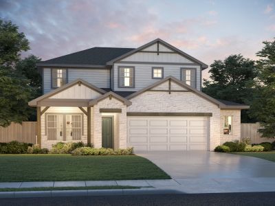 New construction Single-Family house 170 Fossil Dr, Kyle, TX 78640 plan The Matador (870) - image