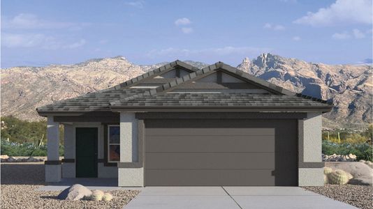 New construction Single-Family house 10431 W Guildford Ln, Marana, AZ 85653 plan Amber - image