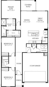 New construction Single-Family house 24587 W Grove St, Buckeye, AZ 85326 plan Leslie - image
