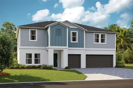 New construction Single-Family house 31737 Chateau Manor Ln, Wesley Chapel, FL 33545 plan Violeta - image