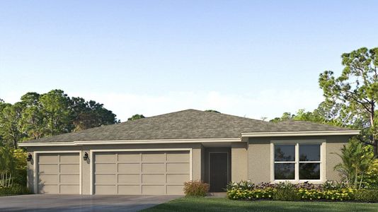 New construction Single-Family house 13135 Bending Creek Trl, Parrish, FL 34219 plan Covington - image
