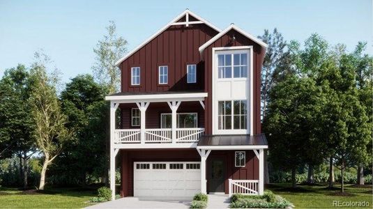 New construction Single-Family house 7421 Whiteclover Trl, Littleton, CO 80125 plan Visage - image