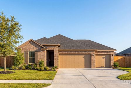New construction Single-Family house 602 San Marcos Trl, Dayton, TX 77535 plan The Laguna with 3-Car Garage - image