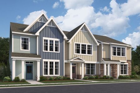 New construction Townhouse house 2317 Field Poppy Dr, Apex, NC 27502 plan 3147 Cathedral Comb Drive - image