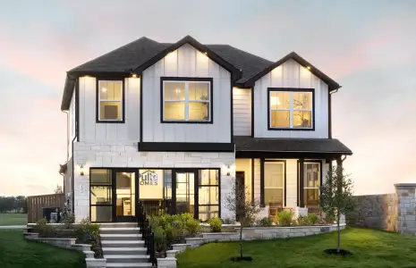 New construction Single-Family house 605 Maries Gdn, Georgetown, TX 78626 plan Enloe - image