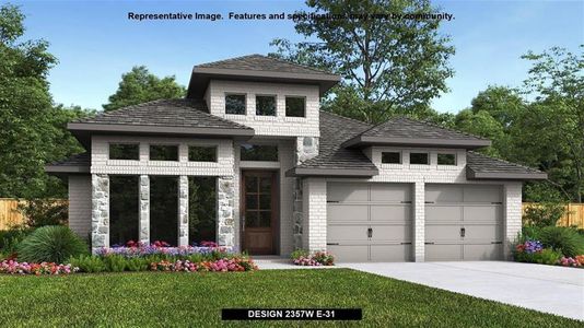 New construction Single-Family house 581 Bay Breeze Dr, Kyle, TX 78640 Design 2357W- photo 0