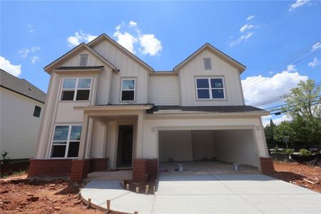 New construction Single-Family house 202 Wild Ginger Bnd, Woodstock, GA 30188 The Bramwell- photo 0