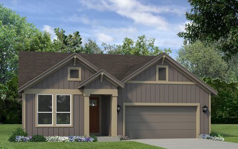 New construction Single-Family house 322 Sweeping Sage Ln, San Marcos, TX 78666 Goodwin- photo 0