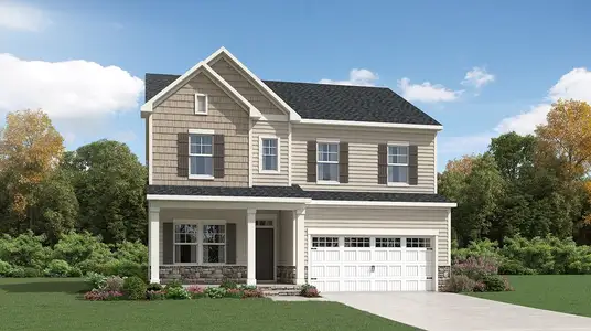 New construction Single-Family house 2800 Warm Breeze Wy, Knightdale, NC 27545 plan Hampshire - image