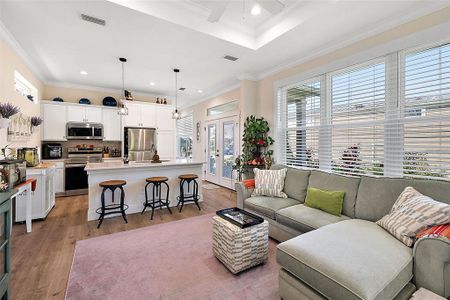 Open concept with lots of natural light.