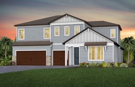 New construction Single-Family house 33247 Legacy Lands Ln, Wesley Chapel, FL 33545 plan Merlot Grand - image