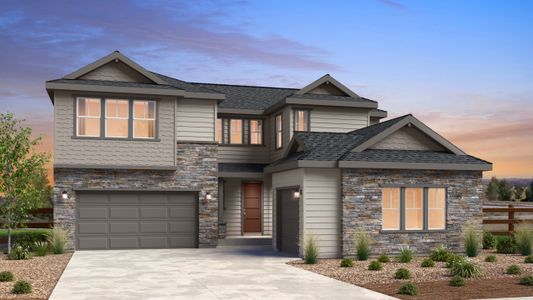 New construction Single-Family house 3947 Breakcamp Court, Castle Rock, CO 80108 - photo 0