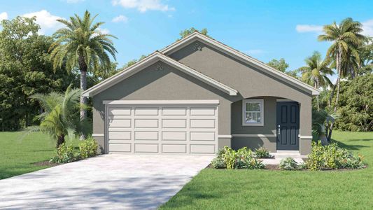 New construction Single-Family house 5273 Berry Bay Ave, Wimauma, FL 33598 plan Allex II - image