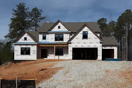 New construction Single-Family house 1425 Willowbend Pl, Monroe, GA 30655 plan (GA) Brunswick A.1 3 Front Entry - image