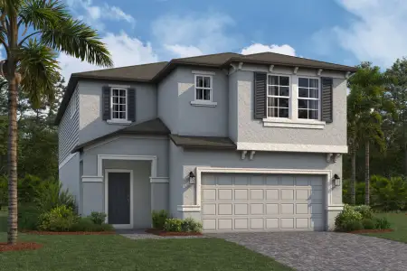 New construction Single-Family house 3327 Fall Harvest Dr, Zephyrhills, FL 33540 plan Castellana - image