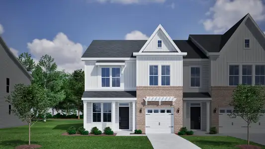 New construction Single-Family house 1107 Bell Heather Rd, Durham, NC 27703 plan Hyacinth - image