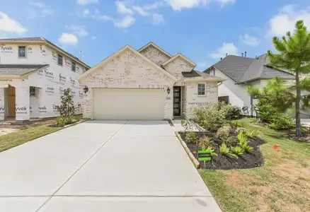 New construction Single-Family house 5231 Yellowstar Ln, Montgomery, TX 77316 plan 3034 Elevation B - image