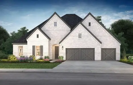 New construction Single-Family house 9010 Sierra Nevada Dr, Manvel, TX 77578 plan 6029 Elevation C - image