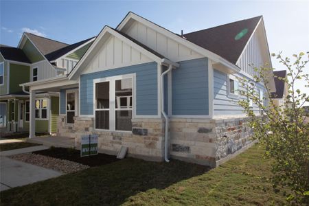 New construction Townhouse house 2135 Hofstaat, New Braunfels, TX 78130 Plan 1099- photo 0