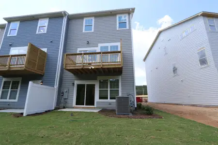 New construction Townhouse house 2257 Bay Minette Sta, Apex, NC 27502 plan Hyde Park - image